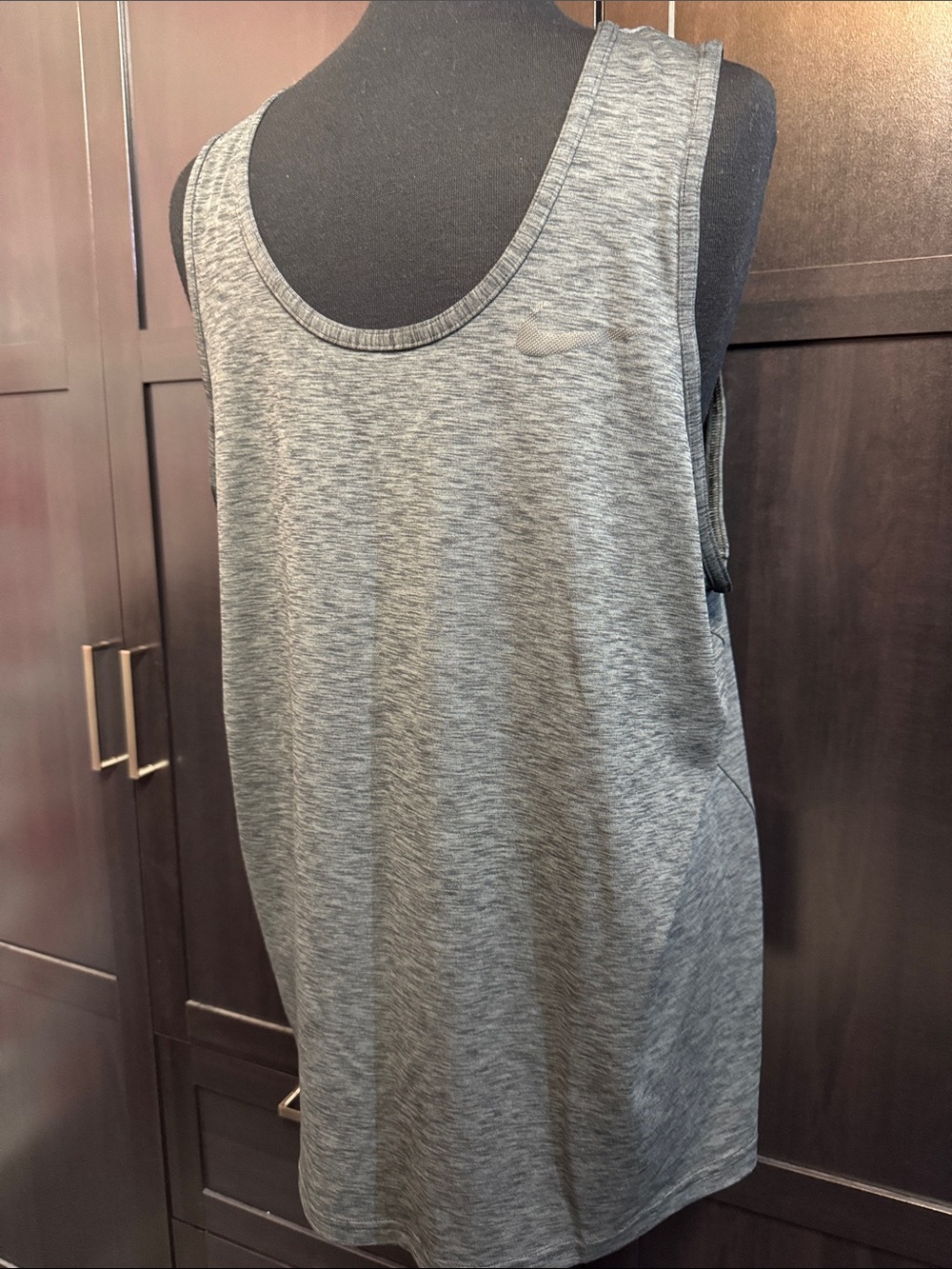 Nike Gray Heather Athletic Tank Top